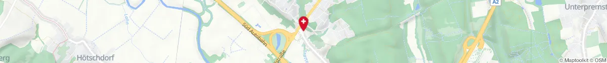 Kartendarstellung des Standorts für AMICA Apotheke in 8501 Lieboch